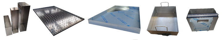 Edelstahlwanne Aluwanne Auffangbehälter auf Maß